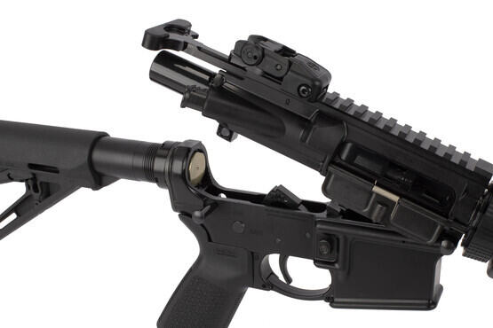 Ruger AR-556 includes a standard carbine buffer, M16 bolt carrier group, and notched semi-auto MIL-SPEC hammer.